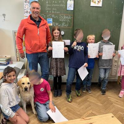 Siegerehrung Minikänguru-Wettbewerb, 30.05.2024