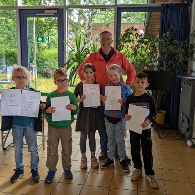 Siegerehrung Minikänguru-Wettbewerb, 30.05.2024