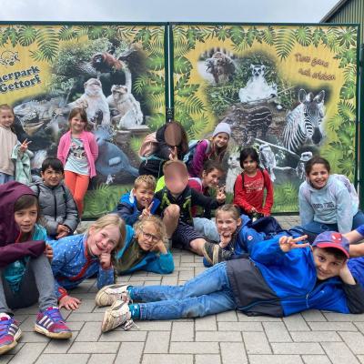 Klasse 2c im Tierpark Gettorf, 31.05.2024
