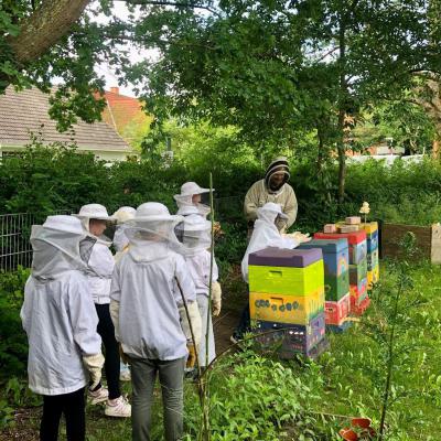 Imker aus Kenia besuchen die Imker-AG, 18.06.2024