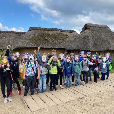 Klasse 4d in Haithabu, 30.08.2021