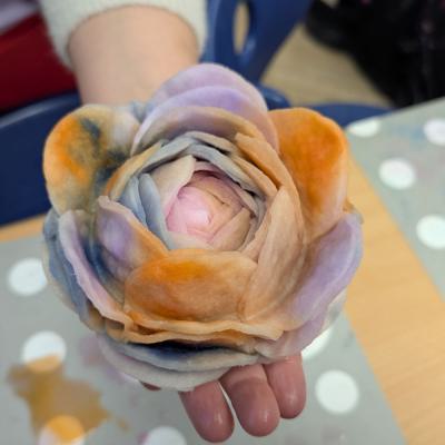 Watteblumen in der 3d, 20.03.2025