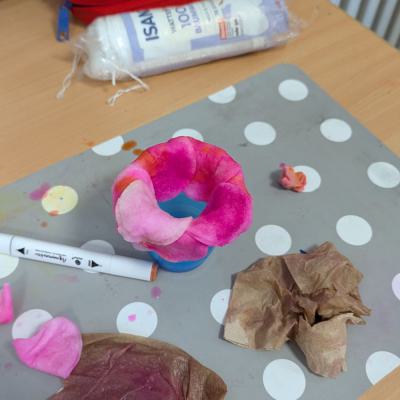 Watteblumen in der 3d, 20.03.2025