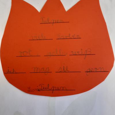 Frühlingserwachen, Klasse 2a, März 2025